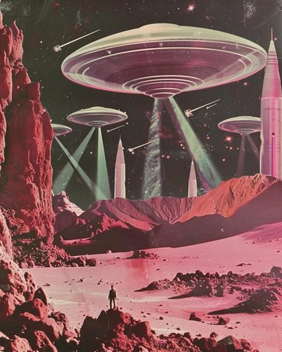 Invasion rétro-science-fiction - Samantha Hearn