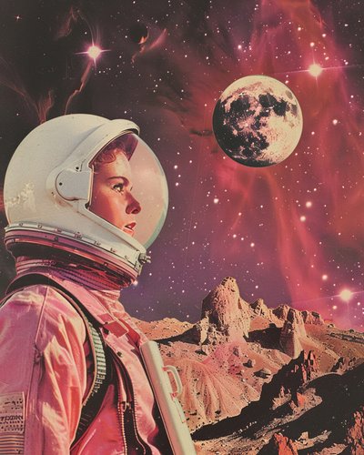 Retro Space Explorer - Samantha Hearn