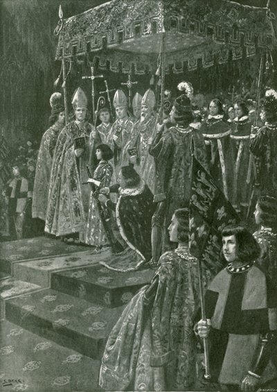 La remise des éperons et de l