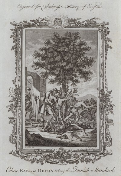 Odun, comte de Devon prenant l