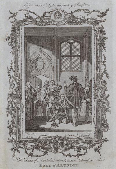 La soumission du Duc de Northumberland au Comte d