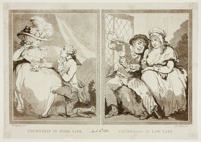 La parade nuptiale dans la vie de tous les jours - Samuel Alken