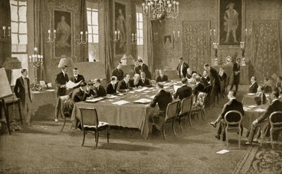 Signature du traité de Londres, 1913 - Samuel Begg