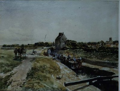 Écluse de Keynsham - Samuel Bough