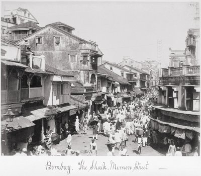 Bombay, rue Said-Memon - Samuel Bourne