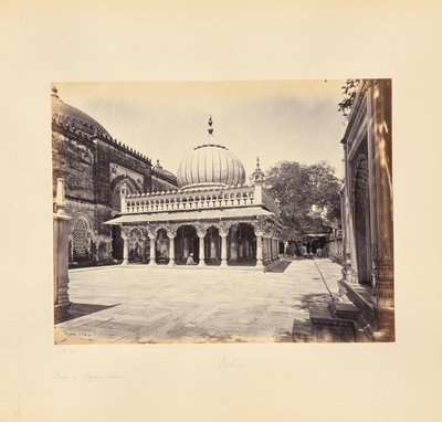 Delhi; le tombeau de Nizam-ud-Din - Samuel Bourne