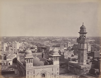 La ville de Lahore. Une autre vue prise depuis la maison de Huzeer Khan - Samuel Bourne