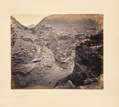 La jonction des rivières Spiti et Sutlej - Samuel Bourne