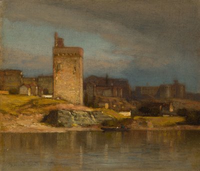 Vieille tour à Avignon, vers 1875 - Samuel Colman