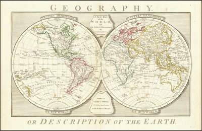 Carte du monde de 1794 par Samuel Dunn - Samuel Dunn