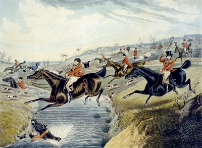 La grande chasse au renard du Leicestershire, planche 2, gravé par Charles Hunt - Samuel Henry (after) Alken