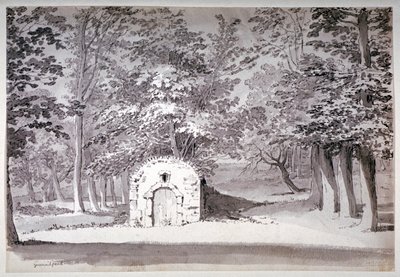 Une glacière ou conduit dans le parc de Greenwich, Londres - Samuel Hieronymus Grimm