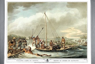Chasse en bateau, 1806 - Samuel Howitt