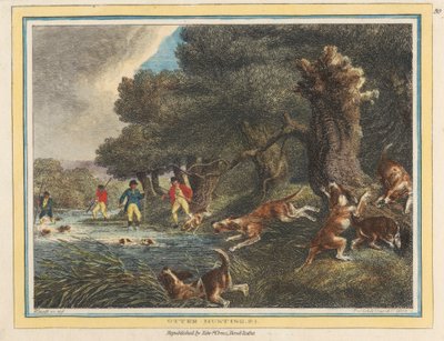 Chasse à la loutre, Planche 1 - Samuel Howitt