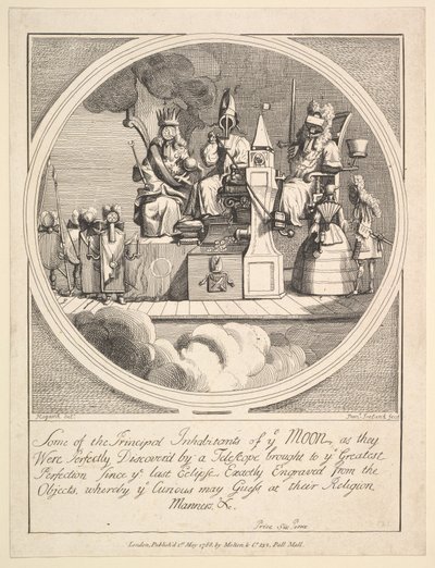 Quelques-uns des principaux habitants de la Lune, tels qu