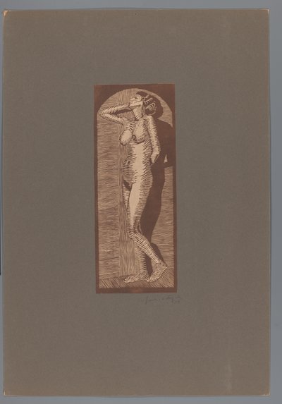 Nu féminin debout (Vreugde) - Samuel Jessurun de Mesquita (signed by artist)