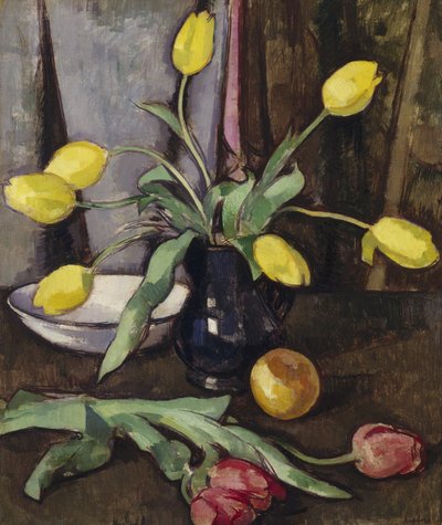 Nature morte avec tulipes - Samuel John Peploe