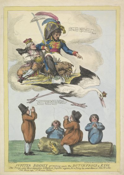 Napoléon envoie Louis Napoléon comme roi sous la forme d