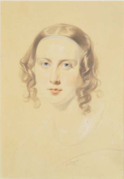 Portrait précoce de Catherine Dickens, 1838 - Samuel Laurence