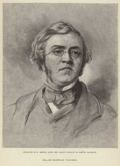 Portrait de William Makepeace Thackeray - Samuel Laurence