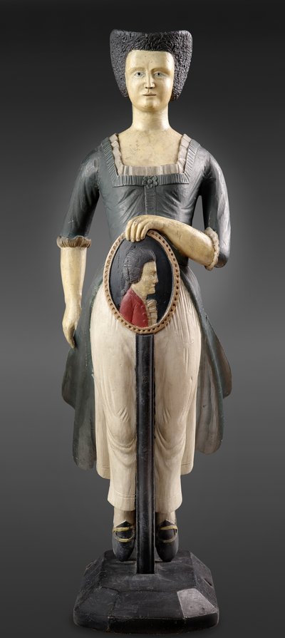 Modèle de figure de proue, vers 1800 (bois peint) - Samuel McIntire