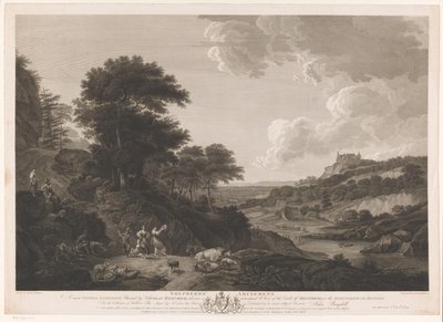 Paysage avec bergers dansant (Shephards Amusement) - Samuel Middiman
