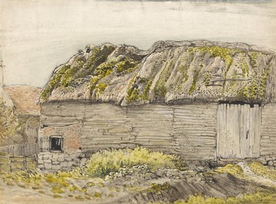 Une grange avec un toit moussu, Shoreham - Samuel Palmer