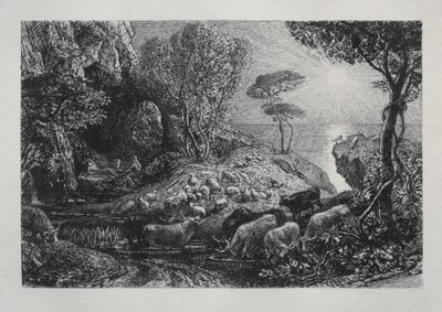 Moeris et Galatée - Samuel Palmer