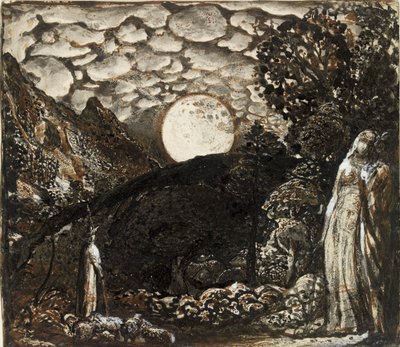 Bergers sous une pleine lune, vers 1829-1830 - Samuel Palmer