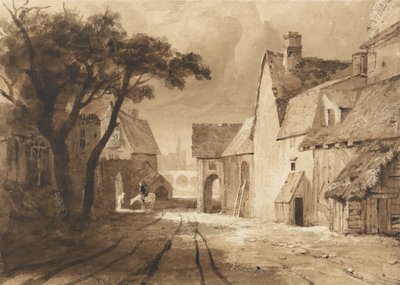 Étude de vieux bâtiments - Samuel Palmer