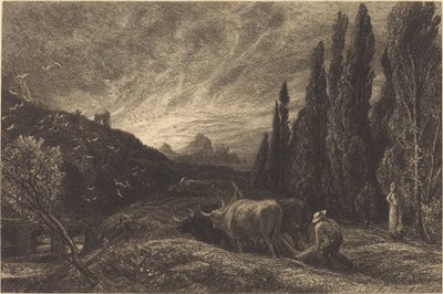 Le premier laboureur - Samuel Palmer