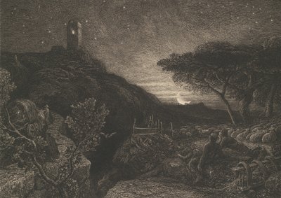 La Tour solitaire, 1879 - Samuel Palmer