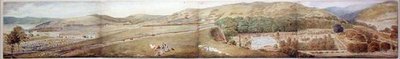 Esquisse pour un panorama - La ville de Largs, Ayrshire, juillet 1856 - Samuel Parlber