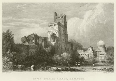 Palais à sept étages à Bejapore - Samuel Prout