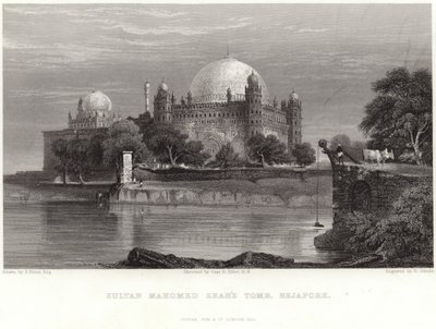 Tombeau du sultan Mahomed Shah à Beejapore - Samuel Prout