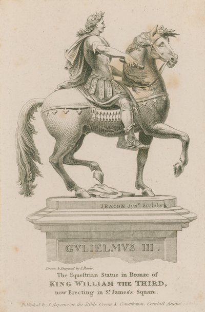 Statue équestre du roi Guillaume III - Samuel Rawle
