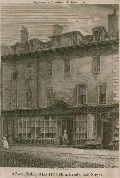 Résidence à Leadenhall Street, Londres, de Nicholas Bentley, également connu sous le nom de Dirty Dick - Samuel Rawle