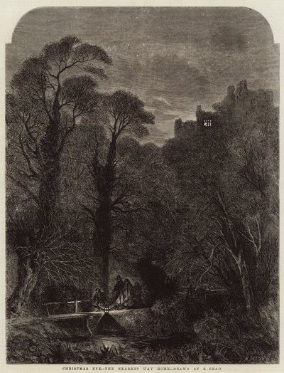 La veille de Noël, le chemin le plus proche de la maison - Samuel Read