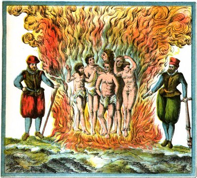 Champlain Indes Occidentales planche LX - Récit des Indiens - Samuel de Champlain