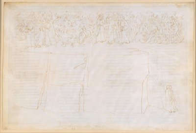La Divine Comédie, Purgatoire XXV. Ascension vers le septième cercle du Purgatoire : enseignement sur la nature corporelle des ombres ; pénitence des luxurieux - Sandro Botticelli