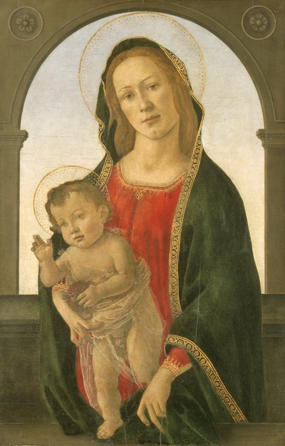 Vierge et enfant avec une grenade, vers 1488 - Sandro Botticelli