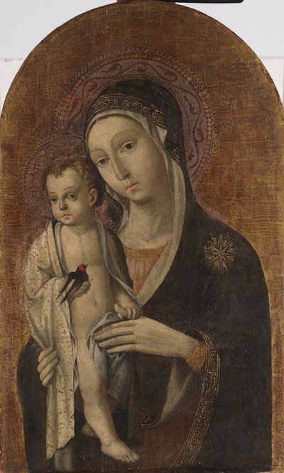 Madone et Enfant - Sano di also Ansano di Pietro di Mencio Pietro