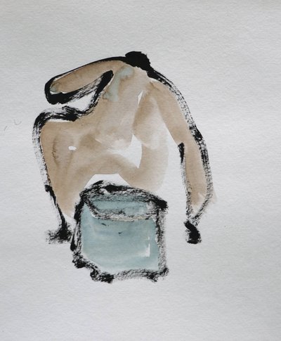 Esquisse abstraite de nu - Santhosh ch