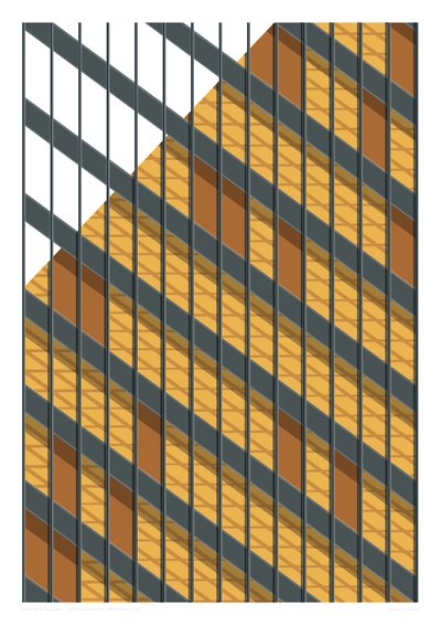 375 Park Avenue, NYC, 2015 (impression graphique giclée) - Sarah Evans