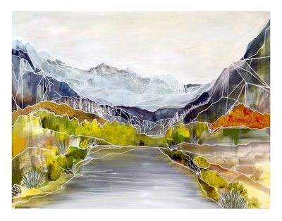 Vallée fluviale géométrique - Sarah Fitzgerald