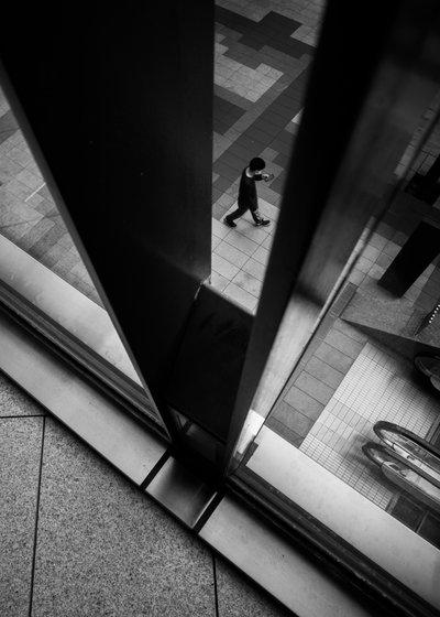 City Walker encadré - Satoshi Hata