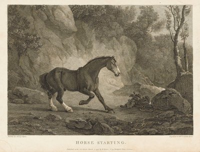 Cheval au départ - Sawrey (after) Gilpin