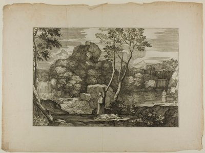 Paysage avec un homme mort et deux prêtres - Sébastien Bourdon