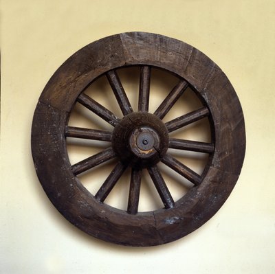 Copie de roue médiévale de Scandinavie. 10e siècle après J.-C. - Scandinavian School