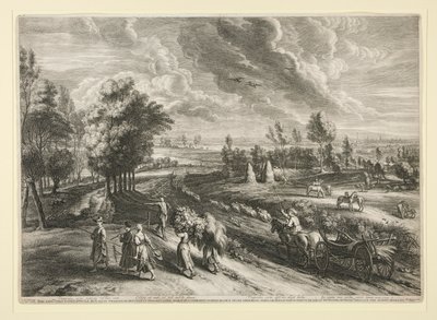 Vue de Malines, de la série des grands paysages - Schelte Adams Bolswert